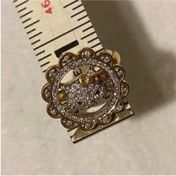 18k Hello Kitty Diamond Ring by Kimora Lee Simmons - Picture 2 of 8